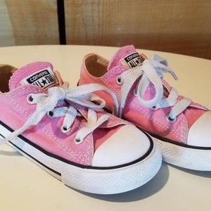 Converse all star pink size 8 toddler girls